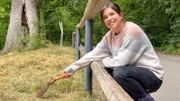 Die Ziesel im Tiergarten Nürnberg sind besonders neugierig und Anna kann ihnen sehr nah kommen.