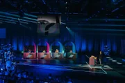 (v.l.n.r.) Tommi Schmitt; Nina Chuba; Kurt Krömer; Chiara; Joko Winterscheidt