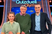 Quizduell-Olymp: Marie-Louise Finck, Prof. Eckhard Freise und Thorsten Zirkel.