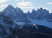 Bergmassiv in den Dolomiten