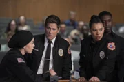 (v.l.n.r.) Marjan Marwani (Natacha Karam); Owen Strand (Rob Lowe); Nancy Gillian (Brianna Baker)