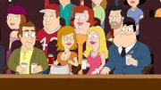Vorne, l-r: Tom, Cami, Francine, Stan