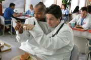 Mein Sinn für Humor: J.D. (Zach Braff, r.) und Turk (Donald Faison, l.) ...