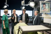 (v.l.n.r.) Prof. Dr. Sabine Rossi (Anna Stieblich); Ina Zimmermann (Melanie Marschke); Tom Kowalski (Steffen Schroeder); Hajo Trautzschke (Andreas Schmidt-Schaller)