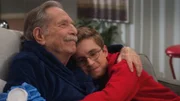 L-R: Albert 'Pops' Solomon (George Segal), Adam Goldberg (Sean Giambrone)