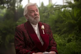 Donald Sutherland als President Snow