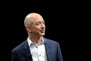 Vom kleinen Online-Buchhändler zum virtuellen Kaufhaus-Giganten: Amazon-Gründer Jeff Bezos.