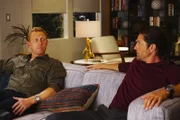 Können sie ihr Kriegsbeil begraben: Owen (Kevin McKidd, l.) und Riggs (Martin Henderson, r.) ...