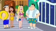 Francine (2.v.r.), Stan (r.)