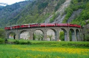 Kreisviadukt bei Brusio.