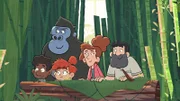 Taylor, Tommy, Sonja, Hector und sogar Gorilla Jack sind gespannt, ob Panda-Männchen Litschi und Panda-Weibchen Yoko sich verstehen und ein Paar werden.