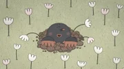 Der Maulwurf ist aus seinem Winterschlaf erwacht und folgt den schönen Klängen von Lenas Lied, das die Bäuerin spielt, um den Frühling zu begrüßen.