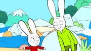 Omi (r.) und Simon (l.) wollen Franz unbedingt davon überzeugen, dass es das seltsame Monster, das "Pipulino", gibt. Doch dazu müssen sie einen Plan schmieden.