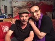 L-R: Christian Qualtinger und Rudi Dolezal in ServusTV's "Kabarett-Legenden".