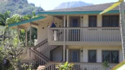 Host Anthony Melchiorri at the Kauai Inn in Lihue, Hawaii.