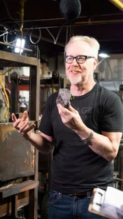 Adam Savage talks about the intricacies of cutting into meteorite.