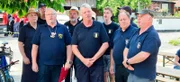 Die Männer der Feuerwehr singen stolz das "Hohenfelder-Lied".