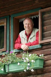 Harry Prünster auf der Turrach Hütte.