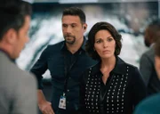 Assistant Special Agent in Charge Jubal Valentine (Jeremy Sisto, l.); Special Agent in Charge Isobel Castille (Alana De La Garza, r.)