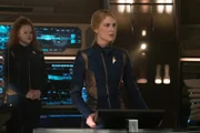 Die Trying - Ep#305 - Pictured: Mary Wiseman as Tilly and Sara Mitich as Lt. Nilsson of the CBS All Access series STAR TREK: DISCOVERY.