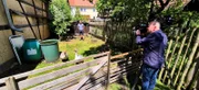 Auch ein alter Bauernhof gehört zum Freilichtmuseum. Als lebendiger Geschichtsort mit Tieren.