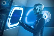 "The Sound of Thunder" -- Episode #206 -- Pictured: Hannah Cheesman as Airiam 2.5 of the CBS All Access series STAR TREK: DISCOVERY.