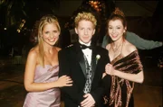 L-R: Buffy Summers (Sarah Michelle Gellar), Daniel Osbourne (Seth Green) und Willow Rosenberg (Alyson Hannigan)