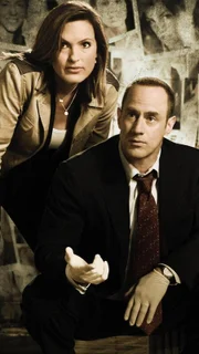 Detective Olivia Benson (Mariska Hargitay), Detective Elliot Stabler (Christopher Meloni)