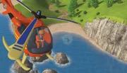 Tom Thomas berichtet, dass die Lederschildkröte Pontypandy Eiland verlässt.