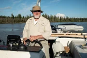 Vernon Adkison driving the goldship.