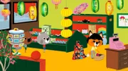Mouk und Chavapa sind in New York. Sie wollen auf Serissas Geburtstagsparty gehen. In Chinatown durchstöbern sie die Läden nach einem passenden Geschenk.