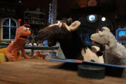 Pferd und Wolle freuen sich auf ihren Leseabend mit Finchen: Wolle soll â€žRotkäppchenâ€ś vorlesen, weil er den Wolf so toll nachmachen kann. Doch plötzlich versagt seine Stimme!