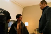 LAW & ORDER: SPECIAL VICTIMS UNIT -- "Revenge" Episode 2003 -- Pictured: (l-r) Eric Freeman as Rick Karsch, Ice T as Odafin "Fin" Tutuola
