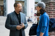LAW & ORDER: SPECIAL VICTIMS UNIT -- "Man Up" Episode 2001 -- Pictured: (l-r) Ice T as Odafin "Fin" Tutuola, Richard Meehan as Brian Conway