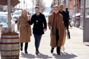 LAW & ORDER: SPECIAL VICTIMS UNIT -- "Sunk Cost Fallacy" Episode 1919 -- Pictured: (l-r) Kelli Giddish as Detective Amanda Rollins, Peter Scanavino as Dominick "Sonny" Carisi