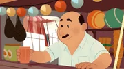 Monsieur Momo kennt das beste Rezept gegen Schluckauf: ein Glas Wasser!