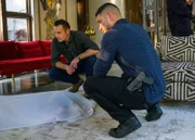 Supervisory Special Agent Jess LaCroix (Julian McMahon, l.); Special Agent Ivan Ortiz (Miguel Gomez, r.)
