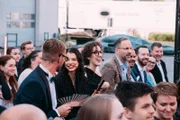 (v.l.n.r.) Joko Winterscheidt; Nina Chuba; Salma; Kurt Krömer