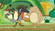Wolf-Tarzan glaubt, im Dschungel weder Proviant noch Mückenspray zu brauchen.