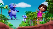 v.li.: Chompy, Benny, Bip Bip, Dora