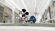 On the left: Mickey Mouse MICKEY MOUSE