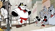 First from the right: Minnie Mouse, second from the right: Mickey Mouse MICKEY MOUSE, MINNIE MOUSE