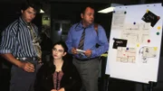 v.l. Kriminalkommissar Peter Wolniak (Uwe Fellensiek), Maria Mirtschinowa (Ilka Teichmüller) und Kriminalhauptkommissar Stefan Kehler (Wolfgang Bathke)