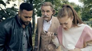 (v.l.n.r.) Ben Handke; Ingo Lenßen; Sarah Grüner