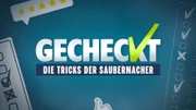 "Gecheckt: Die Tricks der Saubermacher"-Logo  +++