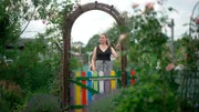 Ina Jäckel kümmert sich im Schrebergarten um das Thema „Toleranz“.