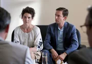 ARD/NDR TATORT: LEBEN GEGEN LEBEN, am Sonntag um 20:15 Uhr im ERSTEN. Hannah (Bibiana Beglau) und Alexander (Arnd Klawitter)