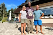 Yared und die Gänseeltern.