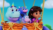 v.li.: Uni, Benny, Boots, Dora