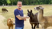 John David Kraft im Tierrefugium Hanau.